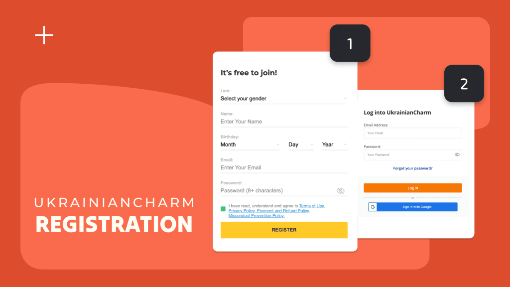 Ukrainiancharm Registration Process